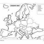 Blank Europe Coloring Map | School 2018 19 | World Map Printable   Map Of Europe For Kids Printable