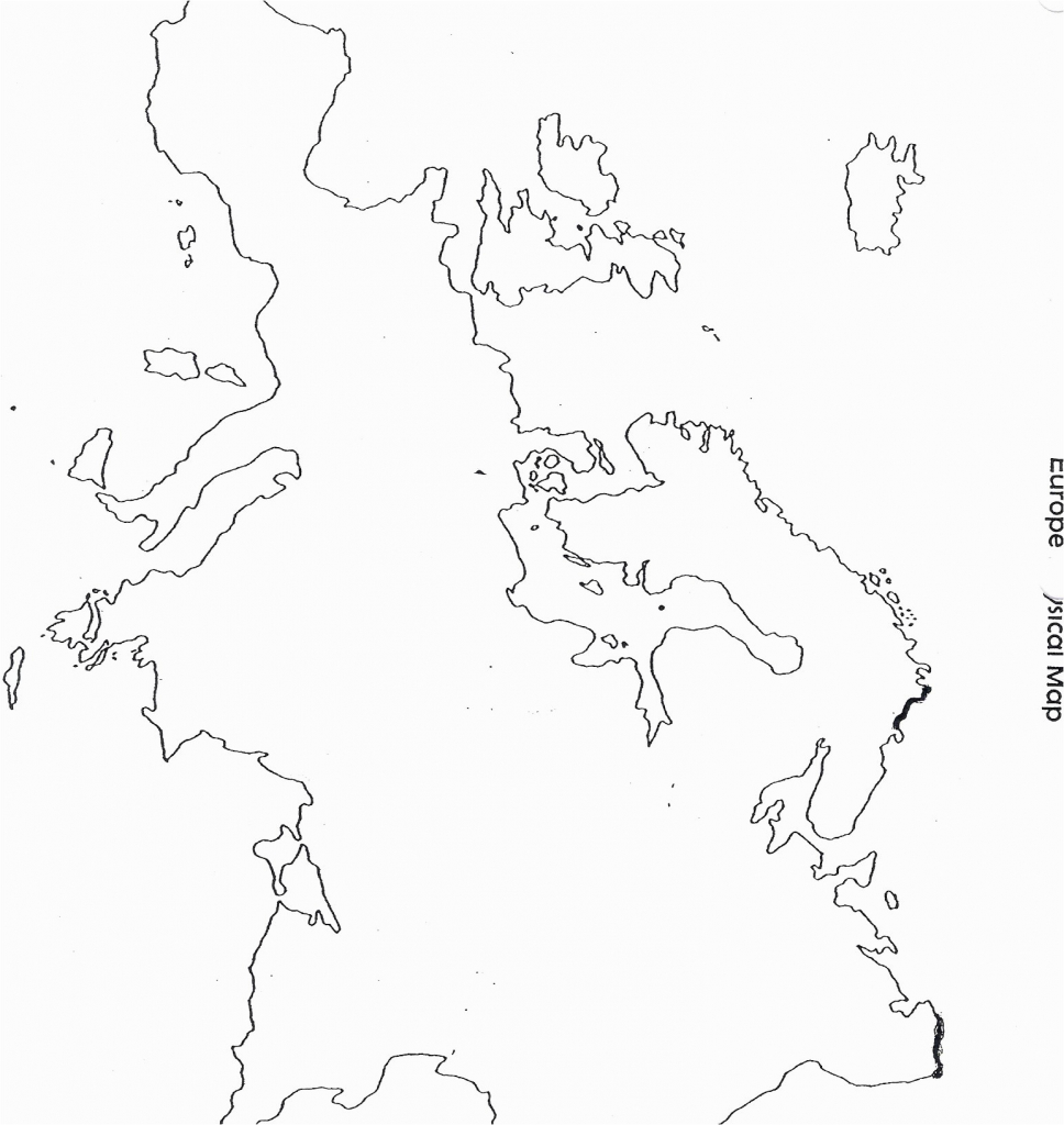 Blank Europe Map Printable | Sitedesignco - Printable Blank Physical Map Of Europe