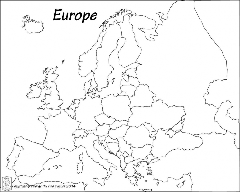 Blank Europe Political Map - Maplewebandpc - Blank Political Map Of Europe Printable