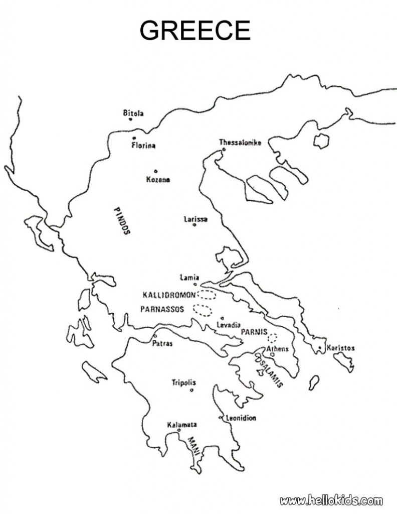 Blank Map Of Ancient Greece | Xorforums - Outline Map Of Ancient Greece Printable