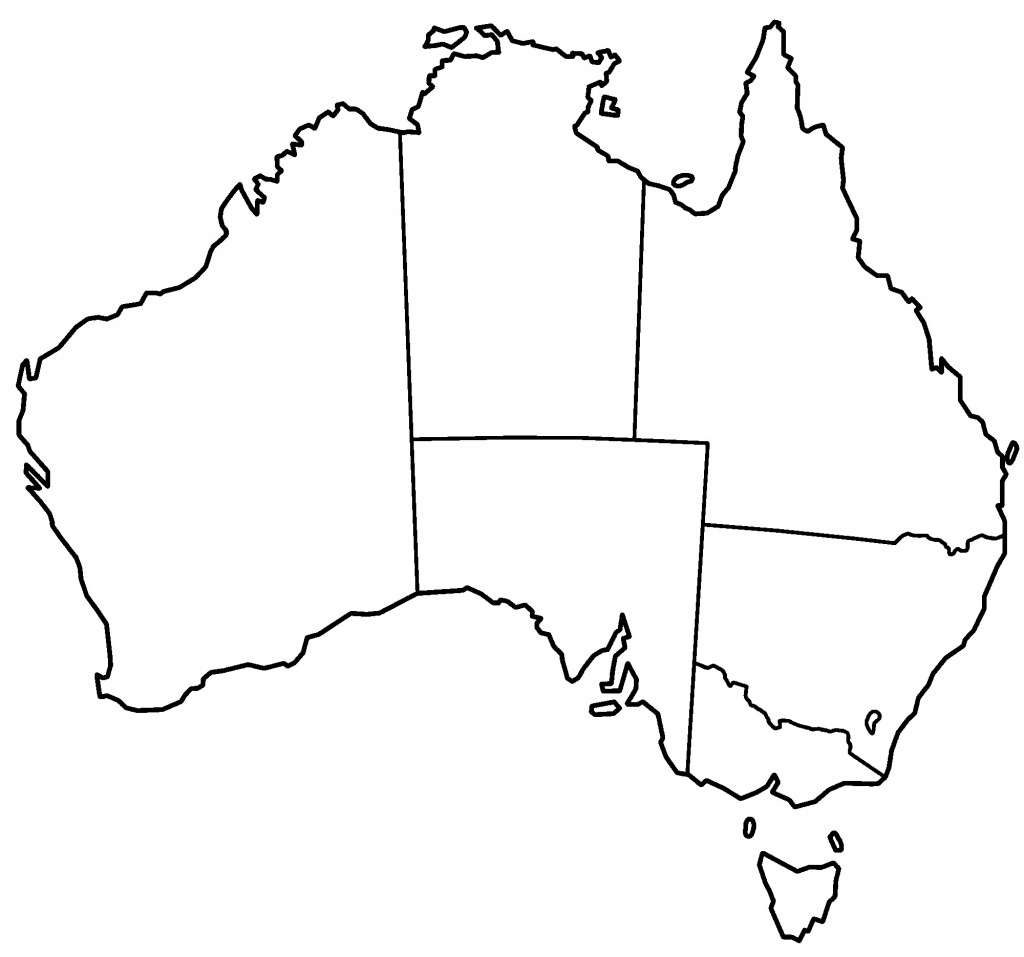 Blank Map Of Australia Printable 1 Maps Update 8931015 Free In - Free Printable Map Of Australia