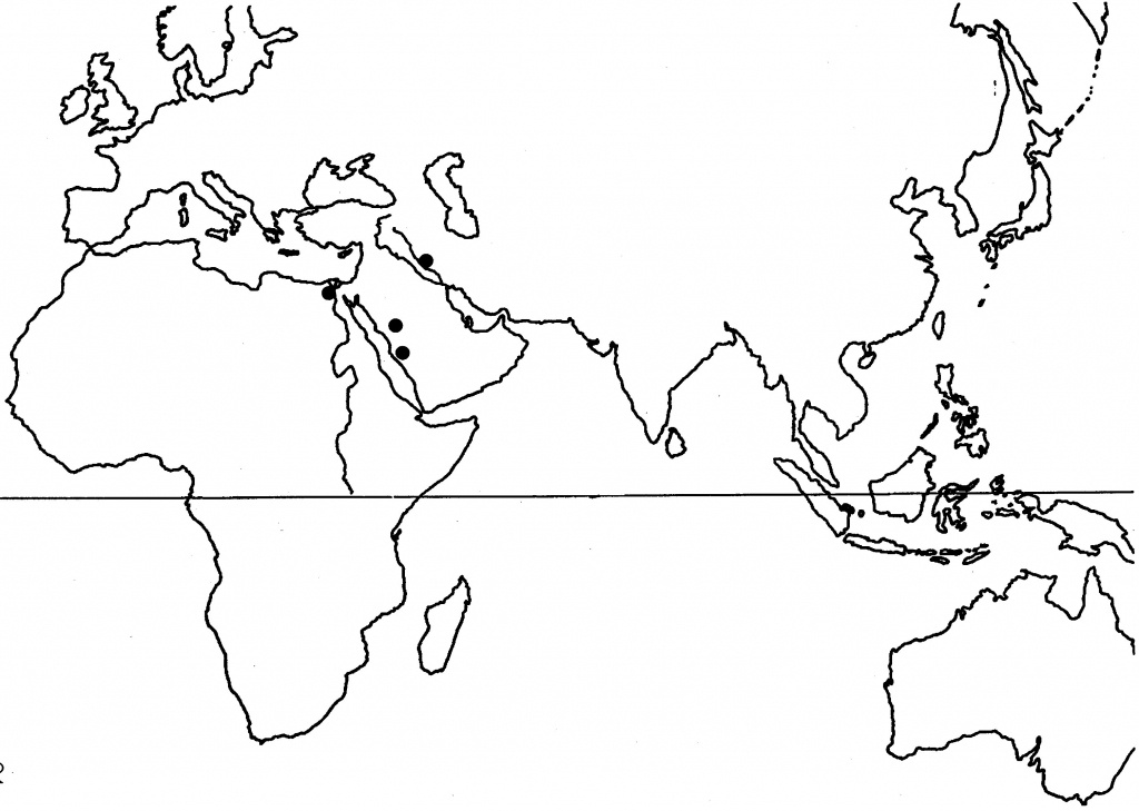 Blank Map Of Europe And The Middle East Printable Editable With - Middle East Outline Map Printable