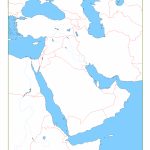 Blank Map Of Middle East | Cc Geography | Geography, Middle East Map   Printable Blank Map Of Middle East