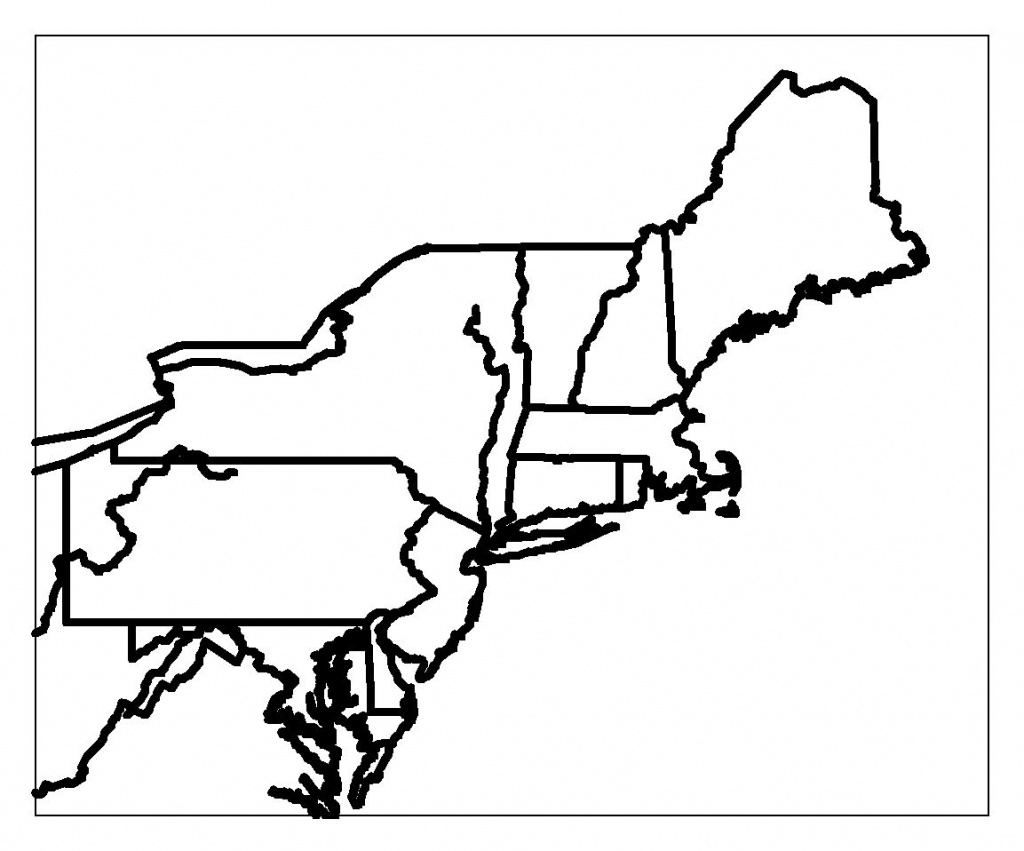 Blank Map Of Northeast Region States | Maps | Printable Maps, Map - Printable Map Of Northeast Us