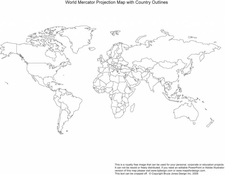 Free Printable Blank World Map