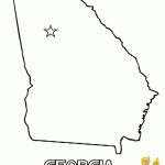 Blank Map Outline Georgia Coloring Page At Yescoloring. | Free Usa   Outline Map Of Puerto Rico Printable