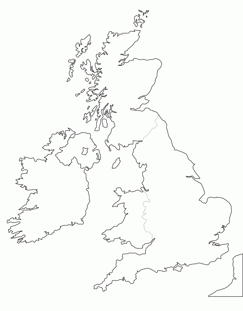 Blank Map Uk Counties On Printable Blank Map Of Scotland  Map Uk - Printable Map Of Britain