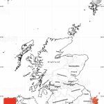 Blank Simple Map Of Scotland   Blank Map Of Scotland Printable