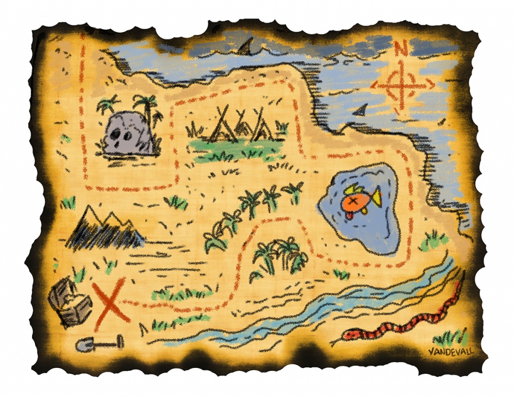 Printable Treasure Map Template Free Printable Maps
