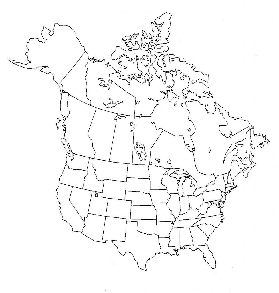 Blank Us And Canada Map Printable Blank Us And Canada Map Fidor - Blank Us And Canada Map Printable