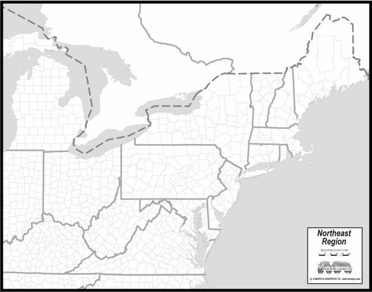 Printable Map Of Northeast States