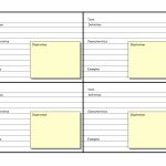 Blank Vocabulary Card Template | Frayer Models | Vocabulary Flash   Vocabulary Maps Printable Free