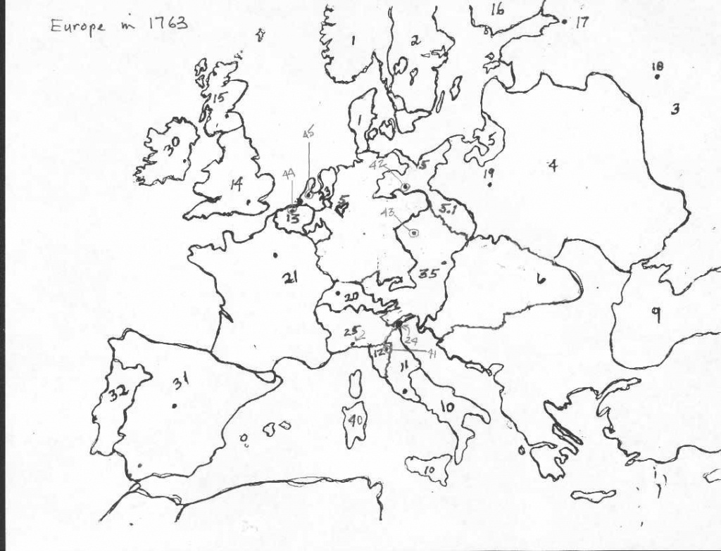 Blank1763 Blank Europe Map Quiz 3 - World Wide Maps - Europe Map Quiz Printable