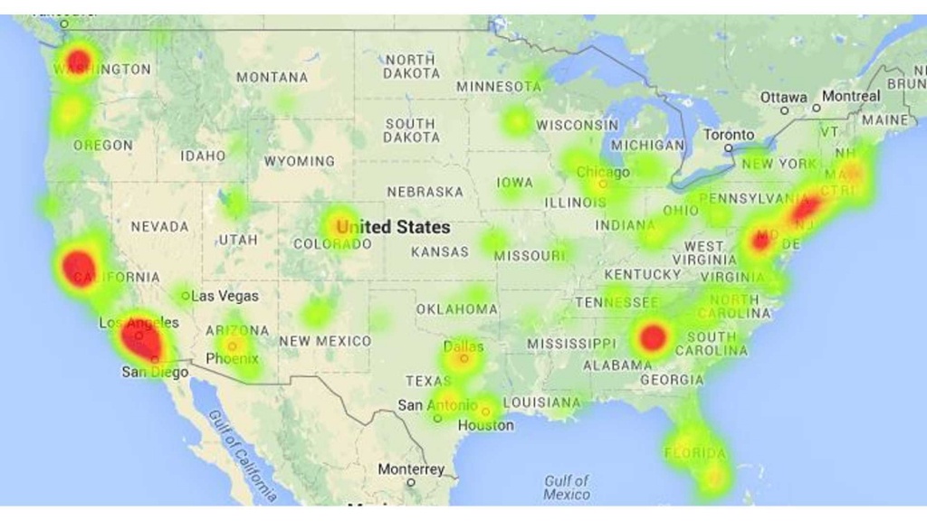 Bmw I3 Heat Map U.s. - Texas Heat Map