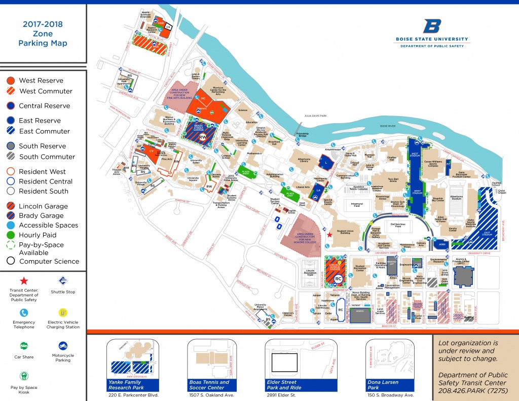 Boise State Campus Map