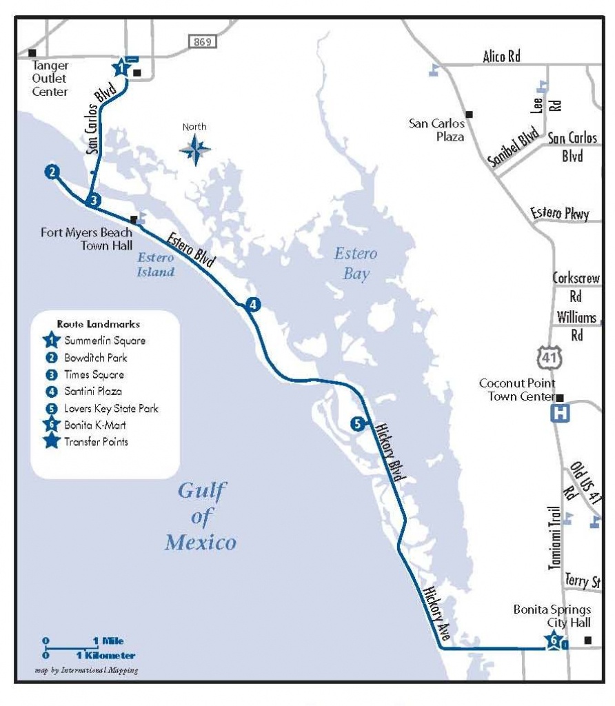 Bonita Springs | Bonita Beach Trollee | Trolley To Fort Myers Beach - Bonita Beach Florida Map