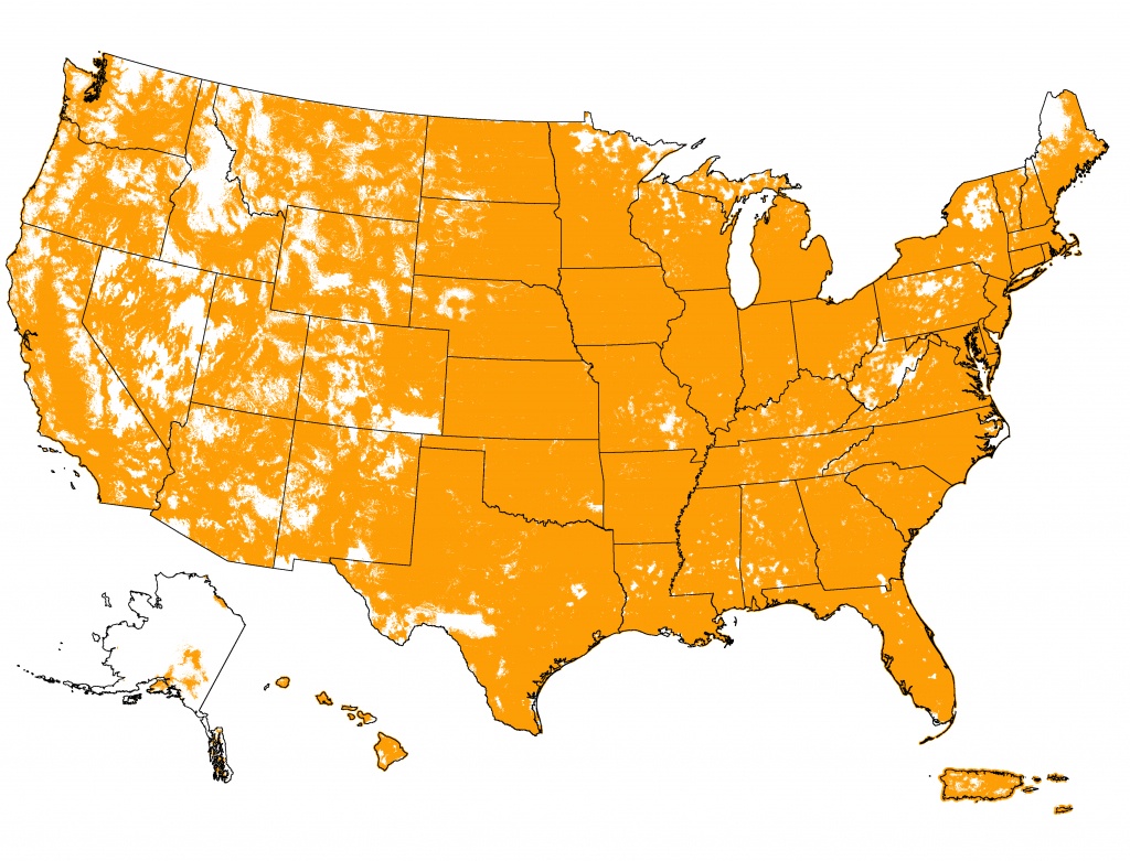 Boost Mobile Cell Phone Coverage Map And Service Area - T Mobile Coverage Map Florida