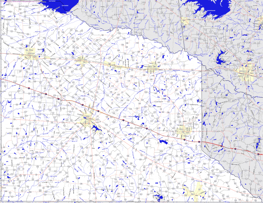 Bridgehunter | Van Zandt County, Texas - Van Zandt County Texas Map