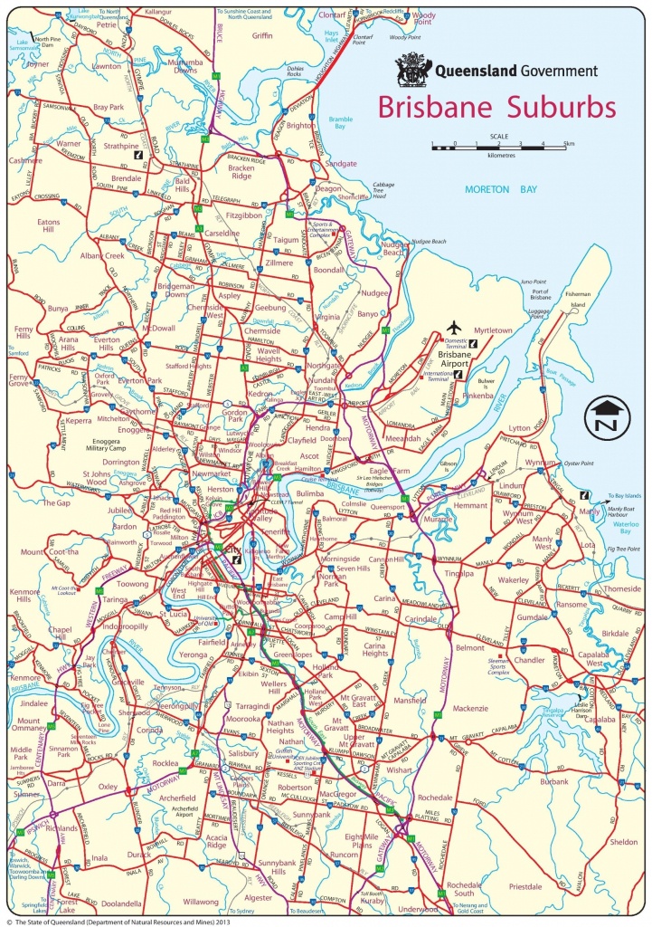Brisbane Cbd Map Of Australia 9 - World Wide Maps - Brisbane Cbd Map Printable