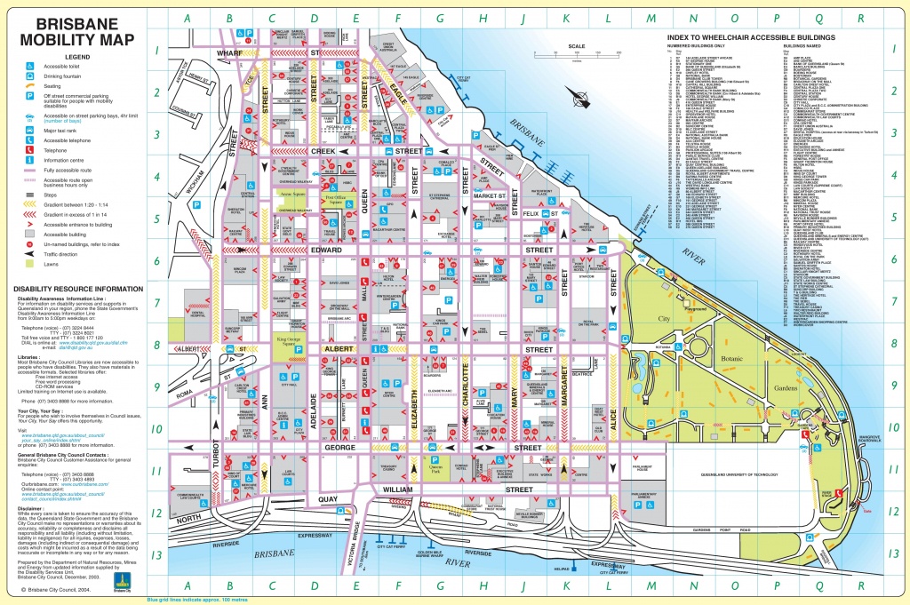 Brisbane City Center Map - Brisbane City Map Printable