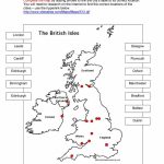 British Isles Map Worksheet   Free Esl Printable Worksheets Made   Printable Map Worksheets