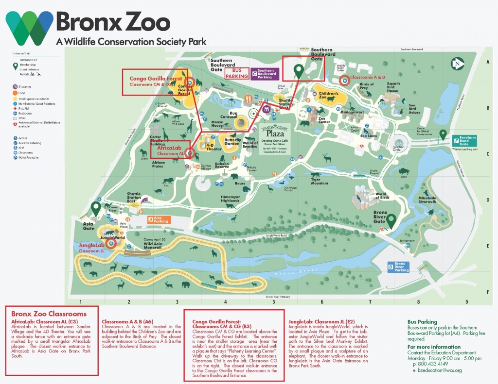 Bronx Zoo Map (95+ Images In Collection) Page 2 - Bronx Zoo Map Printable