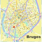 Bruges Tourist Map   Bruges Map Printable