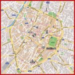 Brussels Map Print   Tourist Map Of Brussels Printable (Belgium)   Printable Map Of Brussels