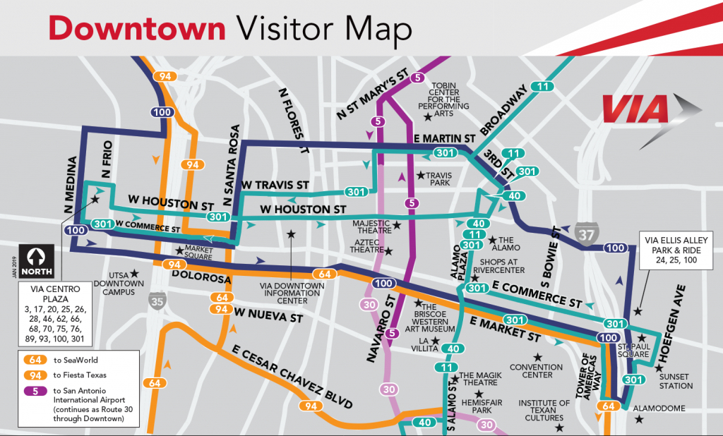 Bus Services - Via Metropolitan Transit - Austin Texas Public Transportation Map