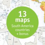 Buy 13 Vector Maps South America Countries: Sale 70% Off   Printable Map Of South America With Countries