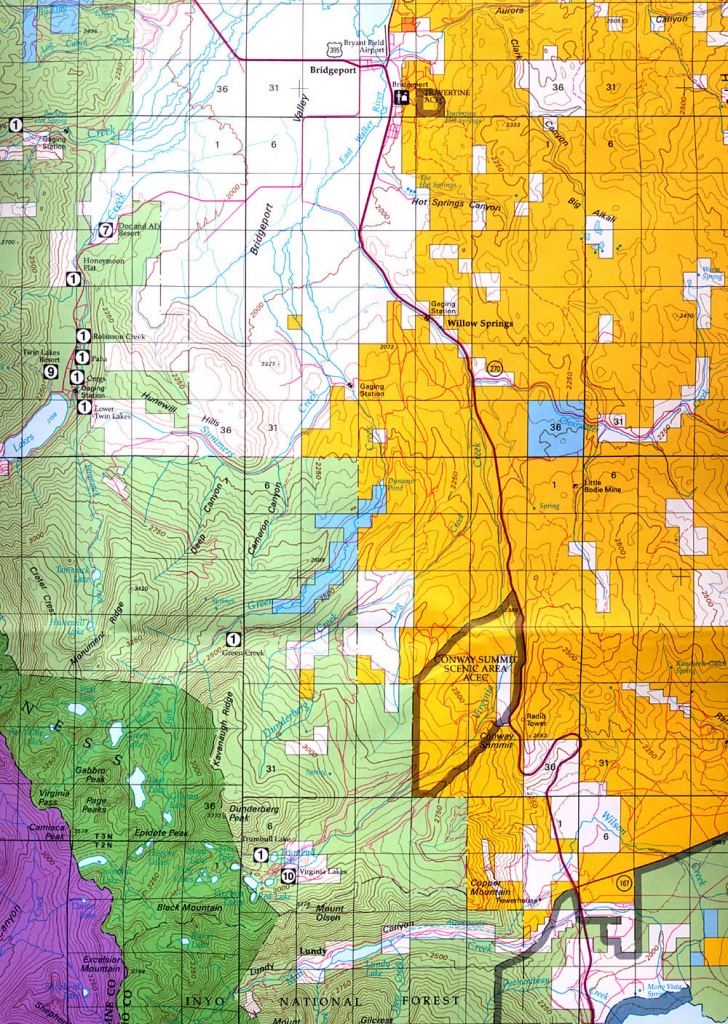 Buy And Find California Maps: Bureau Of Land Management: Northern - California Blm Camping Map