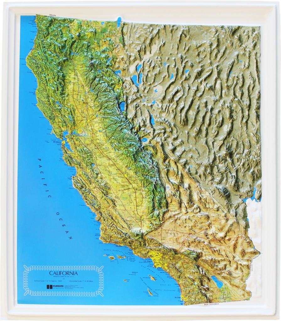 Buy California Relief Map | Flagline - California Relief Map