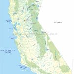 Buy California River Map   California Rivers Map