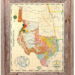 Buy Republic Of Texas Map 1845 Framed   Historical Maps And Flags   Vintage Texas Map Framed