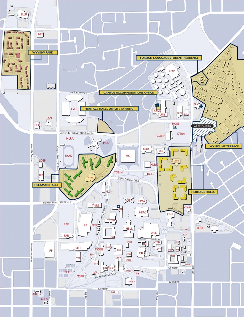 Image of Notre Dame Campus Map Printable - Free Printable Maps