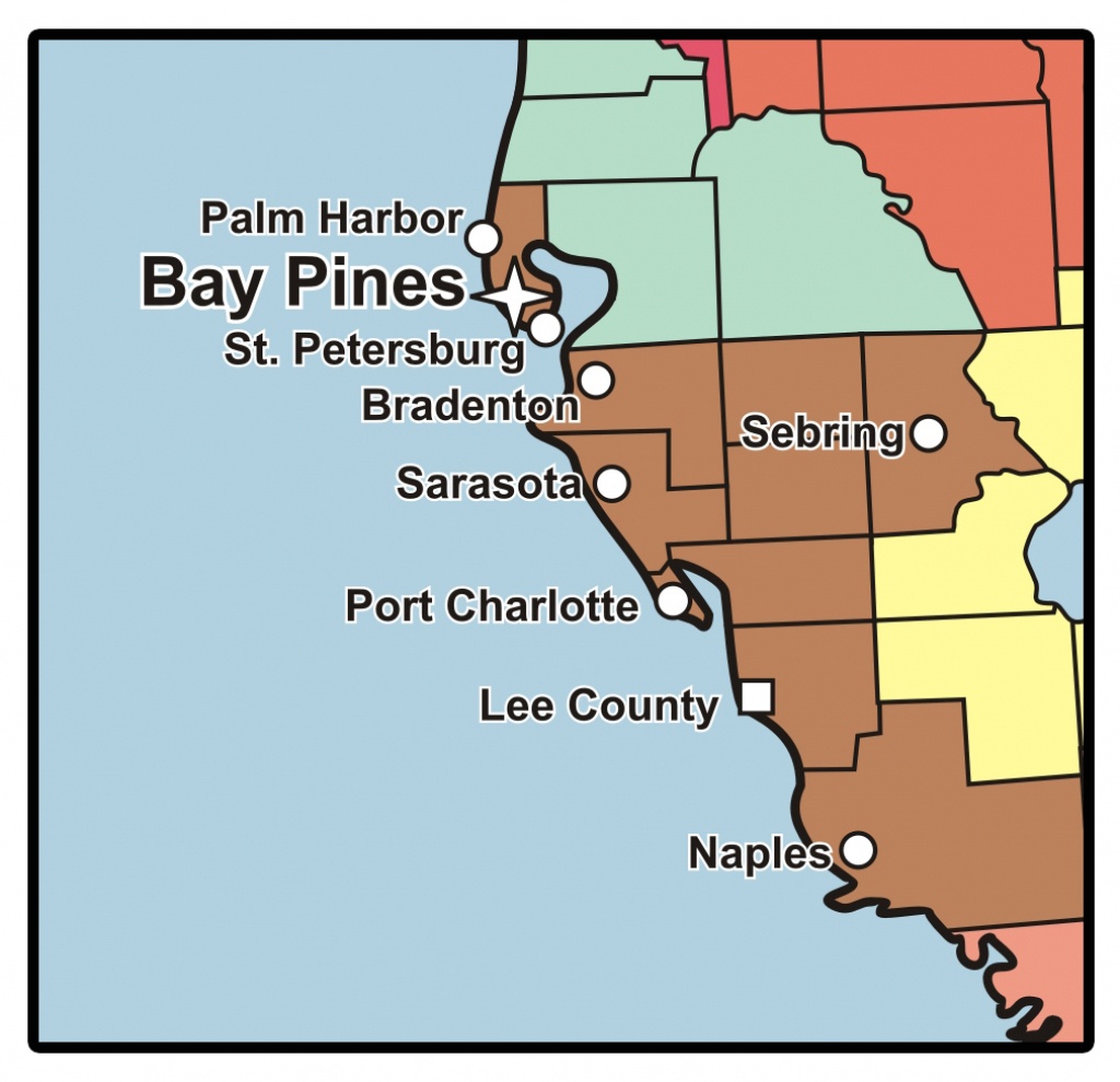 C.w. Bill Young Department Of Veterans Affairs Medical Center - Bay - Bay Pines Florida Map