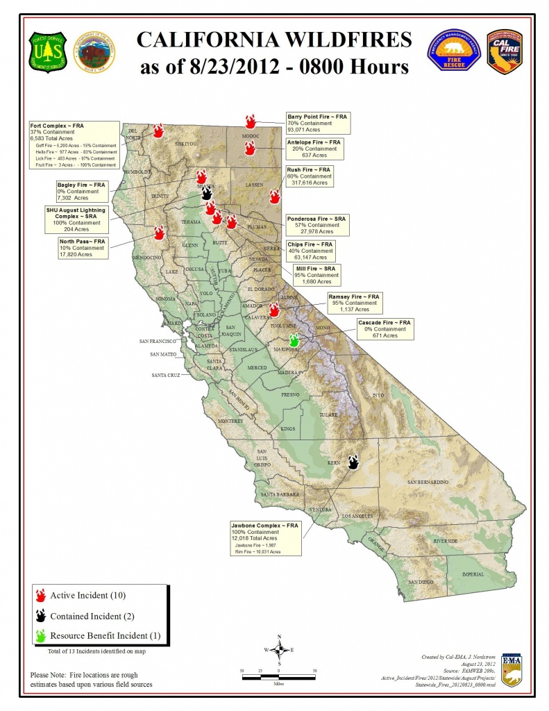 Cal Fire Map Google Maps California California Wildfires Map Current - California Fire Map Google