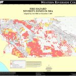 Cal Fire Riverside County West Fhsz Map Inside Of California   Touran   Riverside California Map