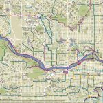 Calgary Cycling Map   Printable Map Of Calgary
