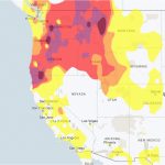 California Air Pollution Map | Secretmuseum   Air Quality Map For California