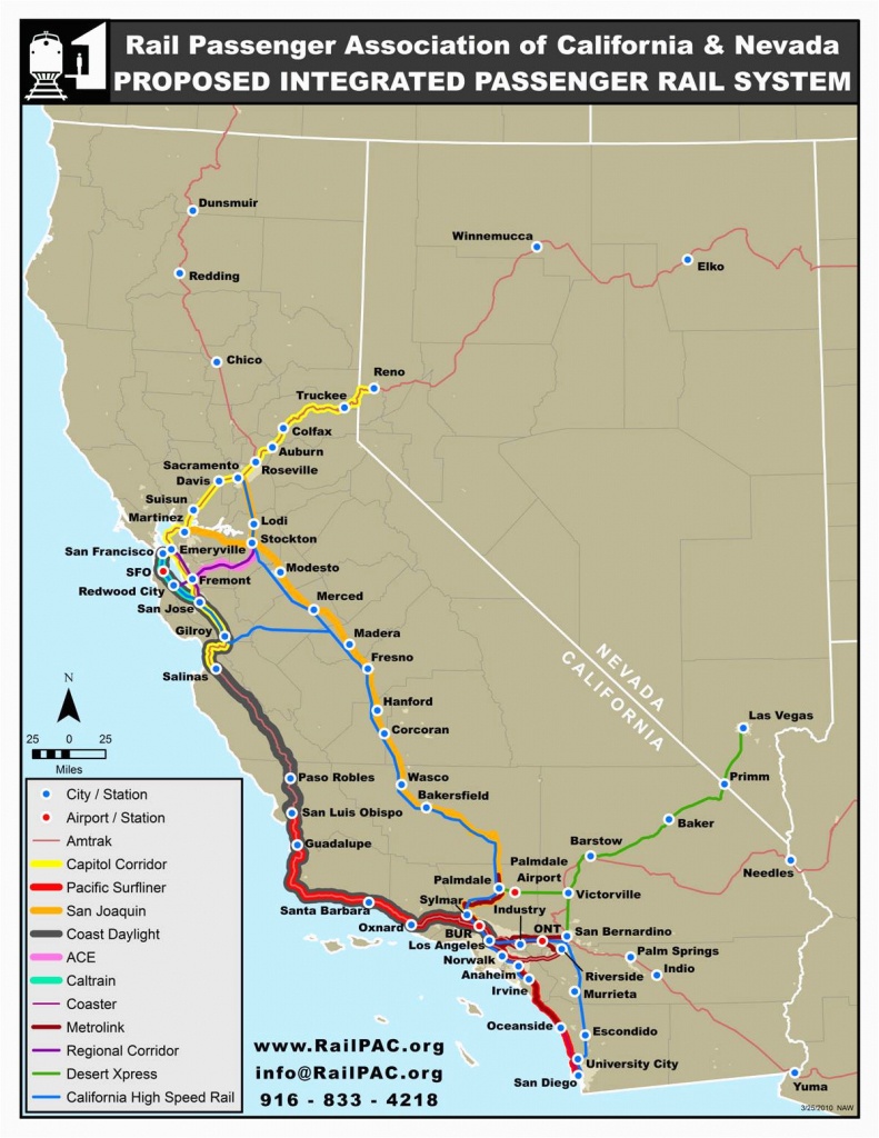 California Amtrak Stations Map | Secretmuseum - Amtrak California Map