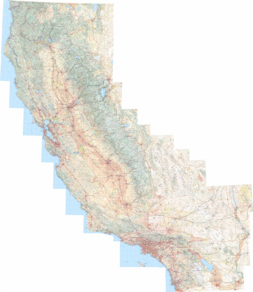 California Atlas Landscape Maps - Benchmark Maps - Avenza Maps - California Atlas Map