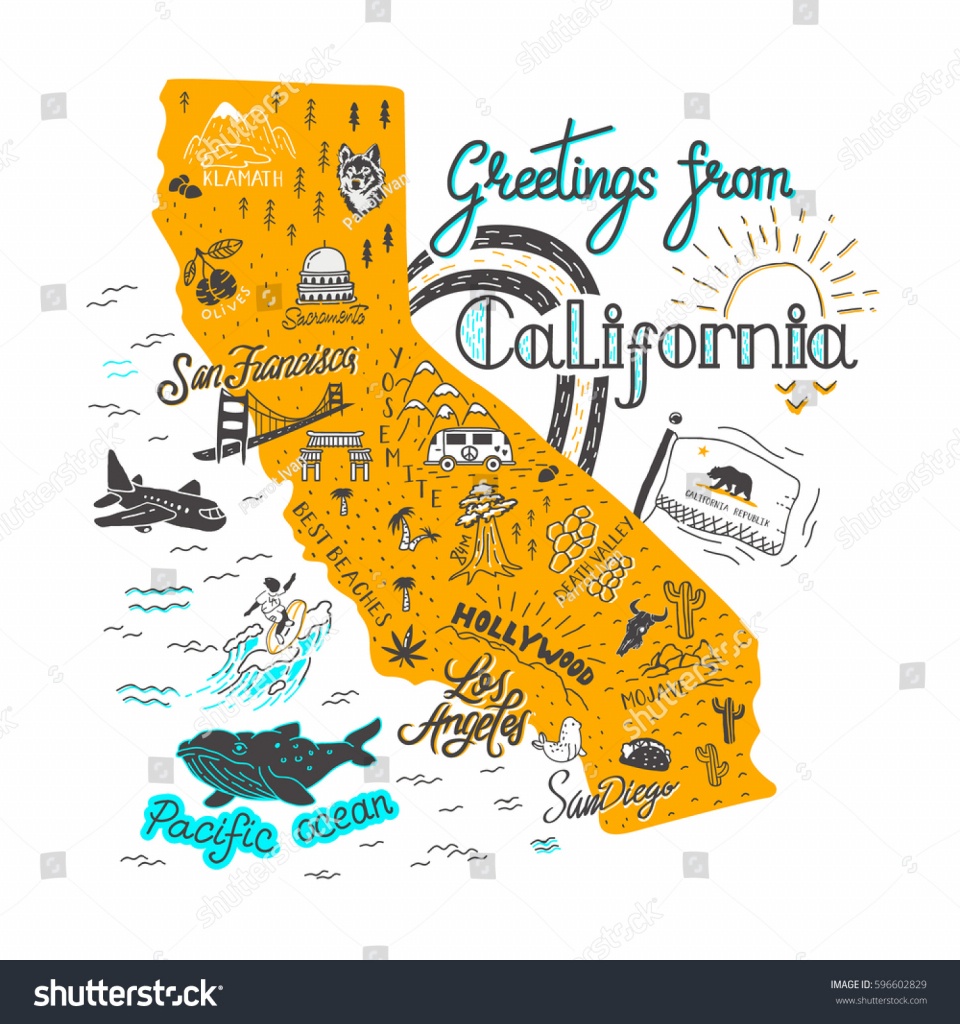 California Attractions Map | Dehazelmuis - California Attractions Map
