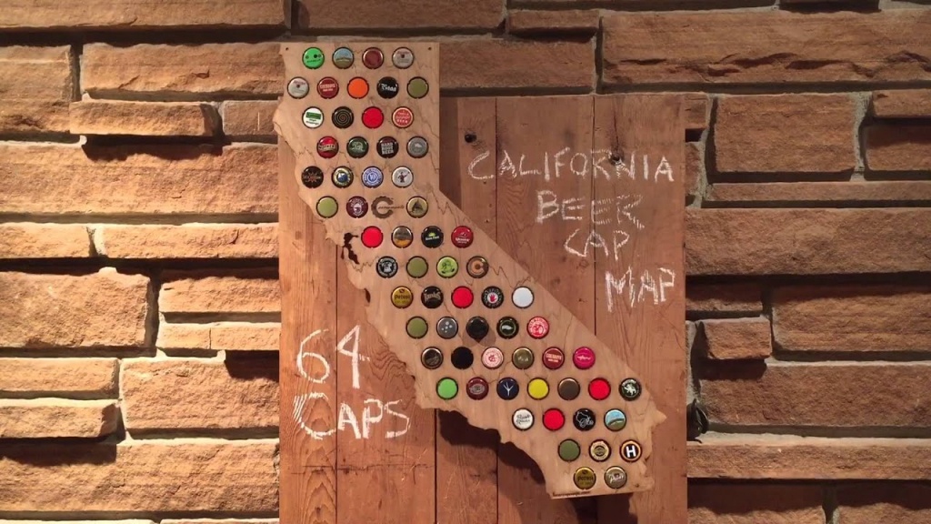 California Beer Cap Map - Youtube - California Beer Cap Map