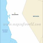 California Blank Map With County Boundaries | California Outline Map   California Outline Map Printable