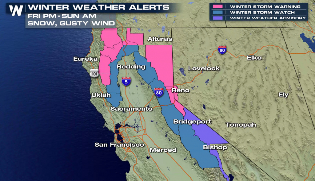 California Braces For Next Winter Storm - Weathernation - California Coast Weather Map