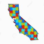 California Ca Puzzle Pieces Map Working Together 3D Illustration   California Map Puzzle
