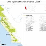 California Central Coast Map Of Vineyards Wine Regions   Santa Maria California Map