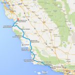 California Central Coast Missions Trail   California Missions Map For Kids