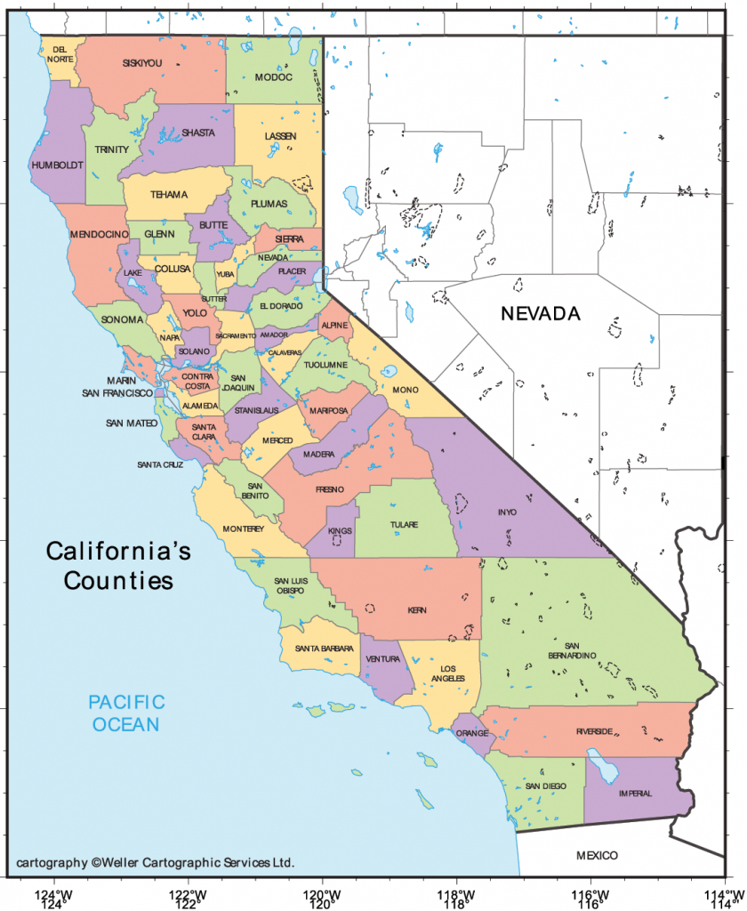 California Cities Map • Mapsof - Map Of California Showing Cities